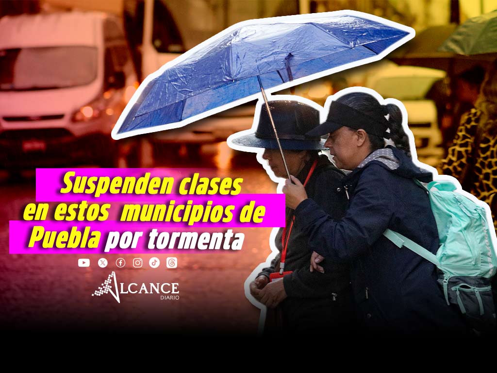 Por Tormenta Jerry suspenden clases en estos municipios de Puebla, checa la lista
