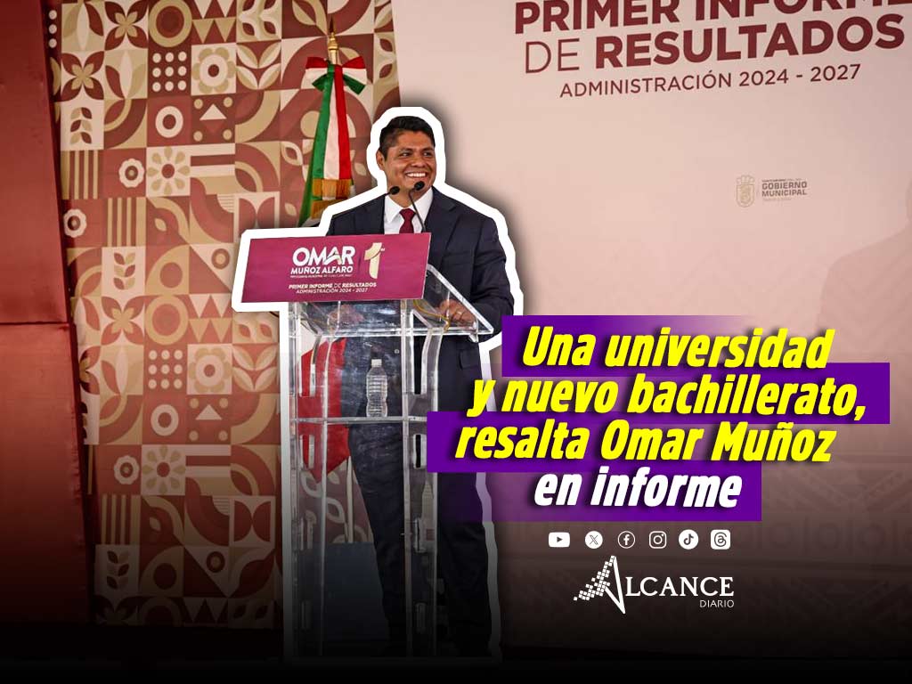 Cuautlancingo proyecta ser capital de la industria y la educación: Omar Muñoz rinde su primer informe