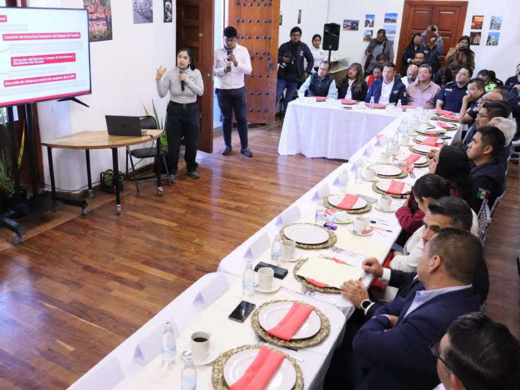 Realizan Mesa de Seguridad Intermunicipal en San Pedro Cholula