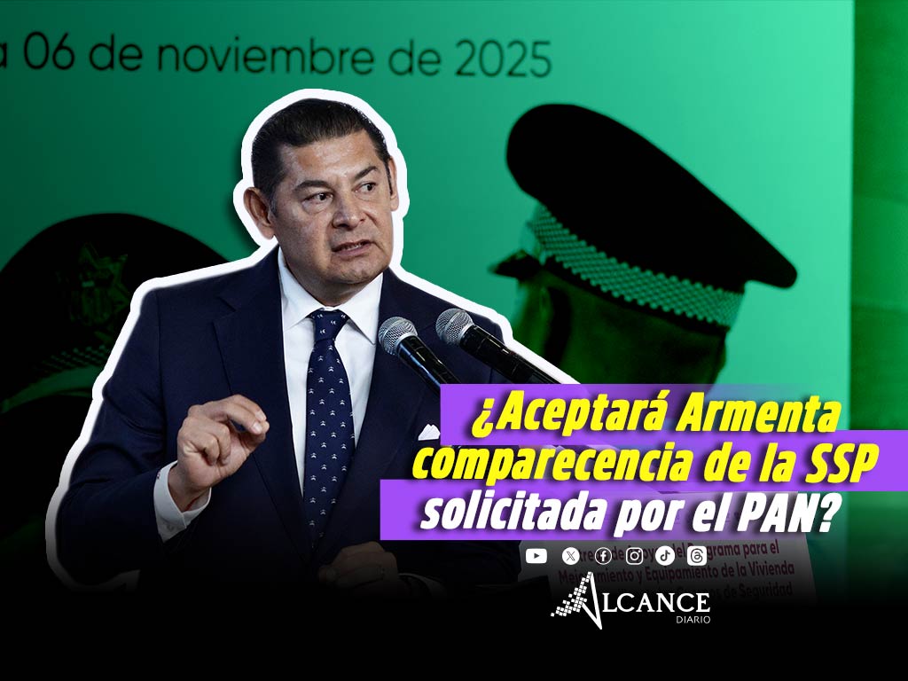 Que se preparen para que tengan argumentos: Armenta sobre comparecencia de SSP solicitada por el PAN 