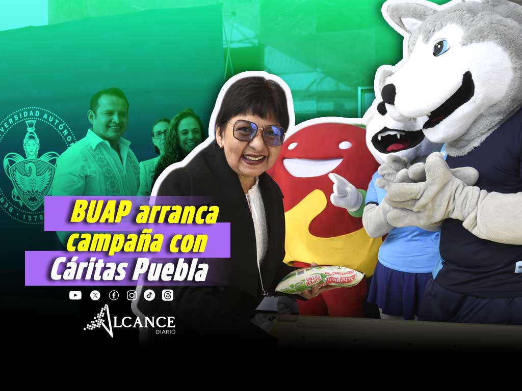 Inicia BUAP la campaña "Échale los kilos, donación de arroz y frijol 2025"