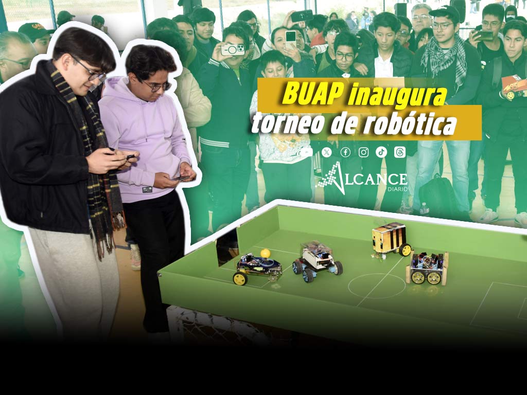 Inauguran en la BUAP el torneo de robótica “Guerra de Dioses 2025”