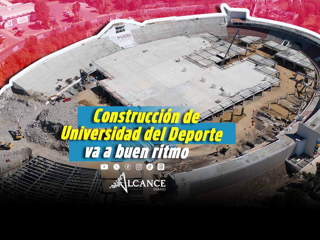 Avanza construcción de la Universidad del Deporte; prevén inauguración a inicios de 2026