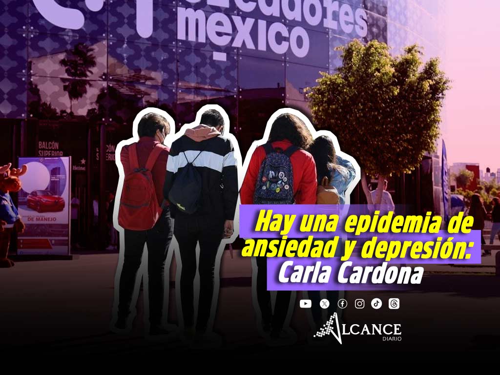 La epidemia de ansiedad y depresión: Carla Cardona se presenta en el Foro Creadores México 2025