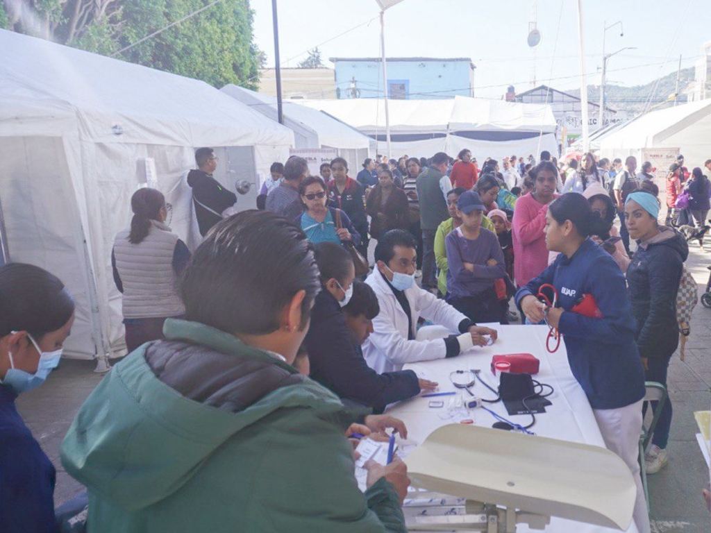 Con alta participación, realizan Jornada de Salud “Por Amor a Puebla” en Amozoc
