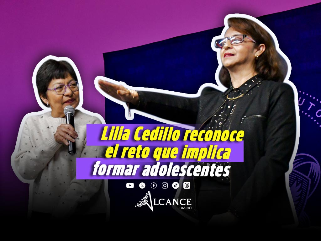 La Rectora Lilia Cedillo reconoce el reto que implica formar adolescentes en la PECU