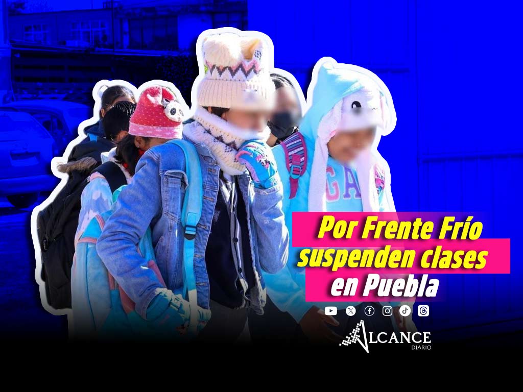 Suspenden clases en Puebla por Frente Frío número 13, checa hasta cuándo