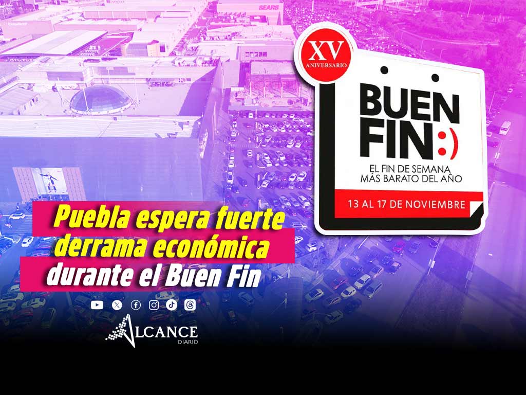 Puebla prevé derrama económica de 5 mil 800 millones de pesos durante el Buen Fin 2025