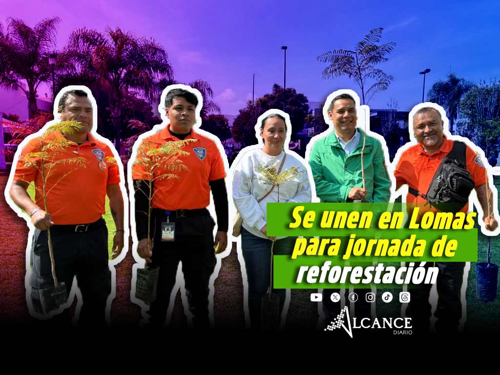 Fortalecen áreas verdes de Lomas de Angelópolis III con 50 nuevos árboles