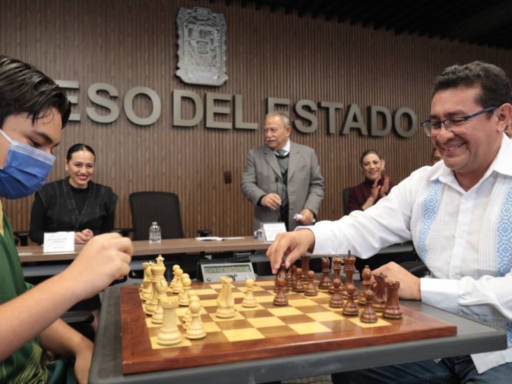 Realizan con gran éxito el Torneo de Ajedrez Ritmo Rápido en el Congreso