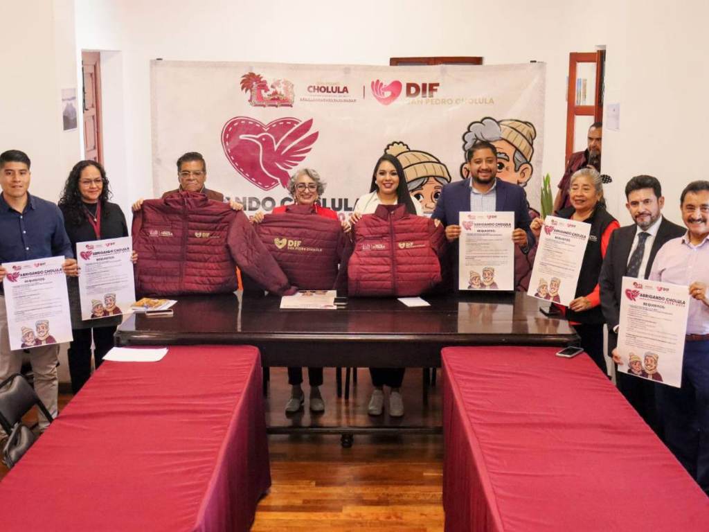 Presenta San Pedro Cholula la segunda edición del programa “Abrigando Cholula”