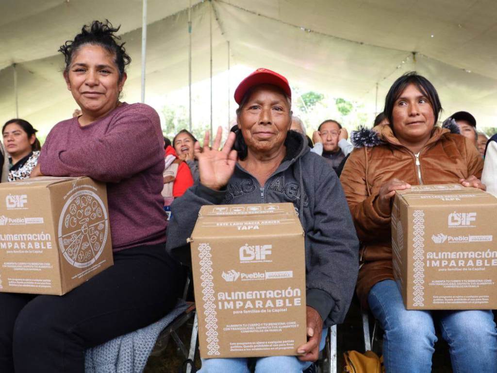 Entregan despensas del programa “Alimentación Imparable” en la capital