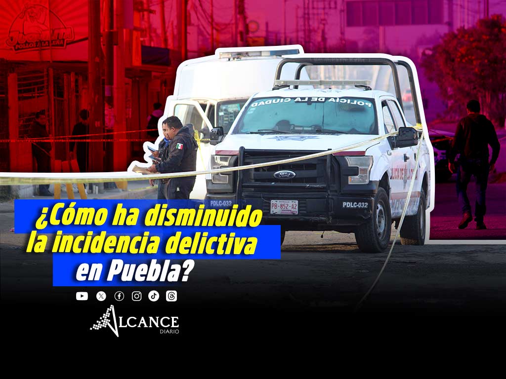 Así disminuyó incidencia delictiva en el estado con estrategia “Puebla Segura”