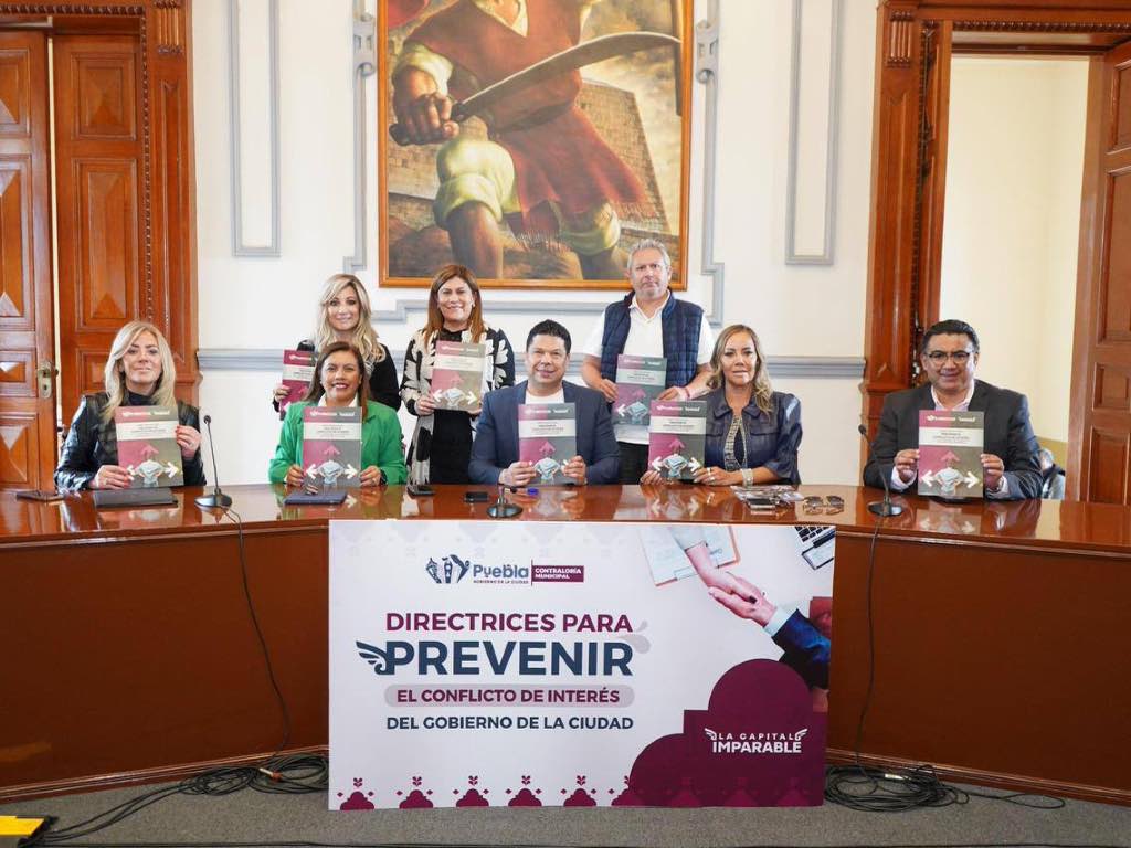 Presentan directrices para Prevenir el Conflicto de Interés en el Ayuntamiento de Puebla