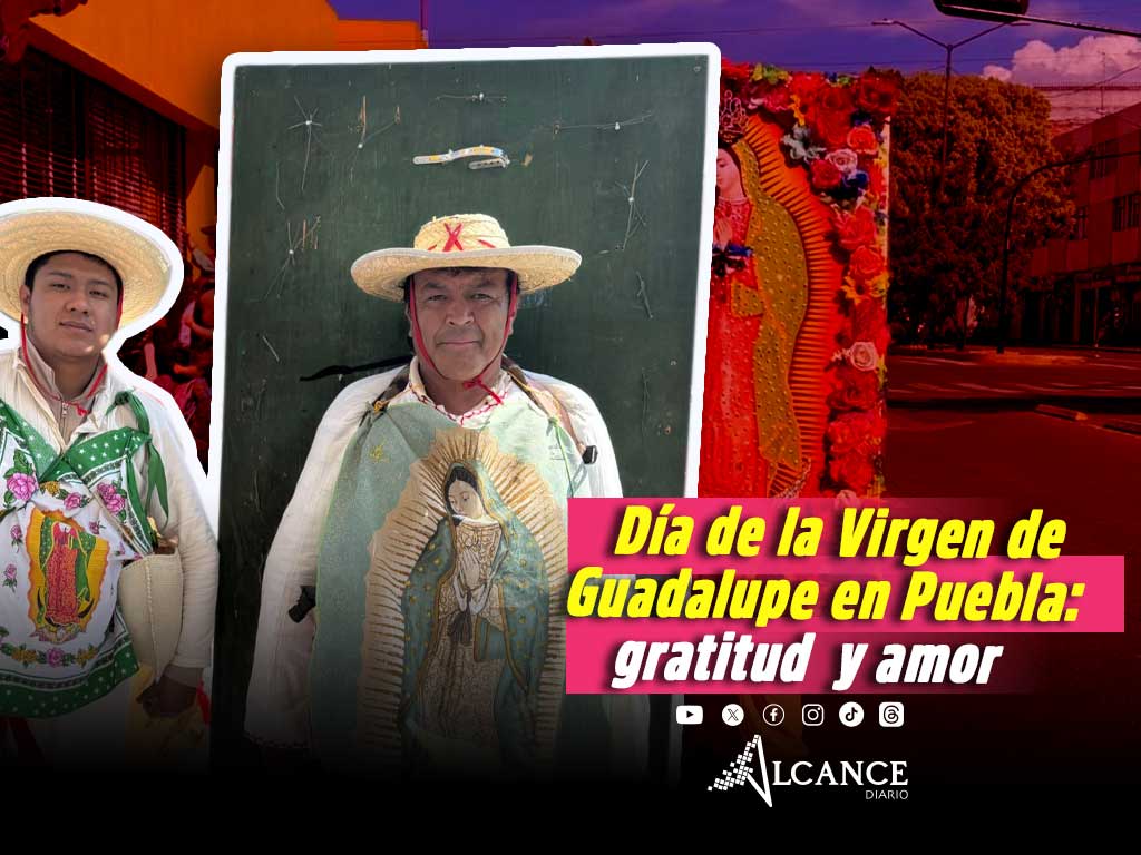 Fe, gratitud y devoción: Así vienen el día de la Virgen de Guadalupe en Puebla
