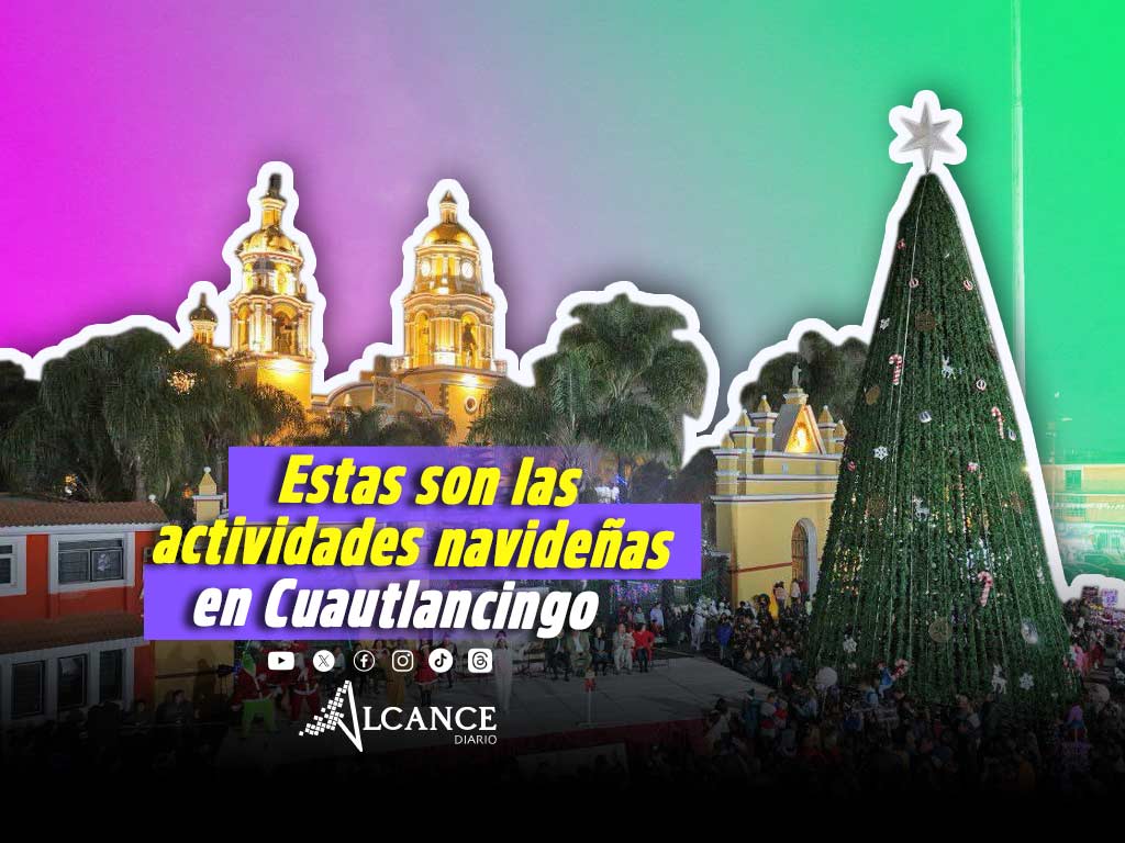 Omar Muñoz inaugura actividades navideñas en Cuautlancingo