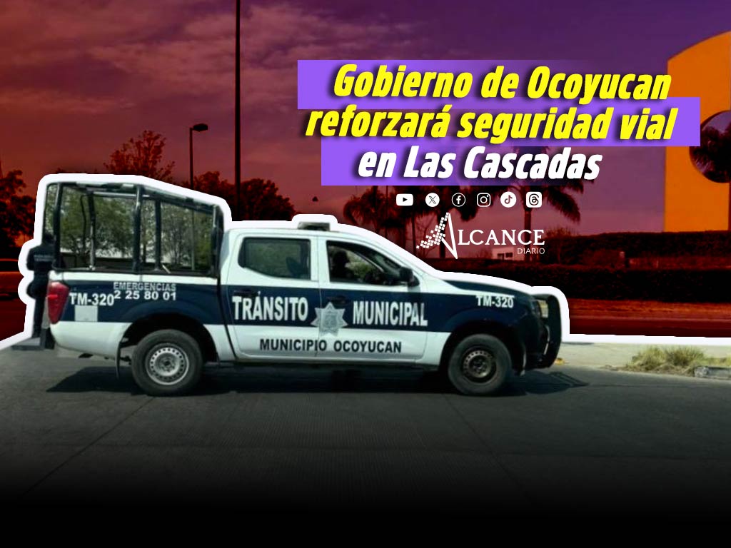 Santa Clara Ocoyucan planea reforzar la seguridad vial con nuevo paso peatonal en Las Cascadas