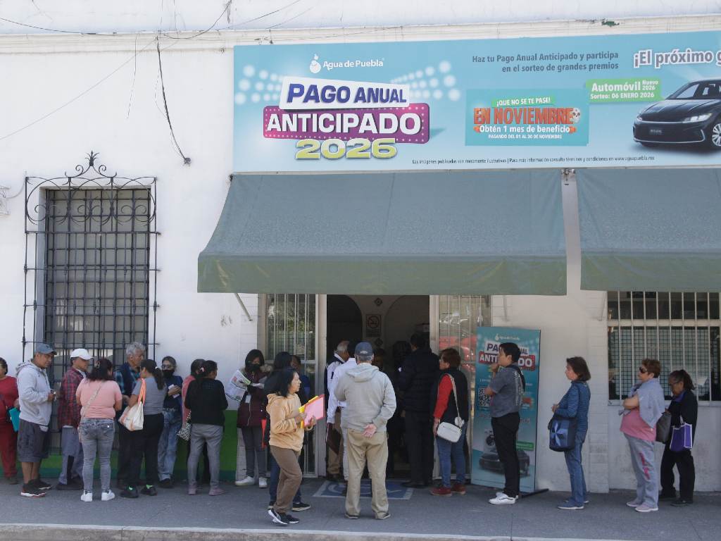 Agua de Puebla da última oportunidad para participar en el “Pago Anual Anticipado”