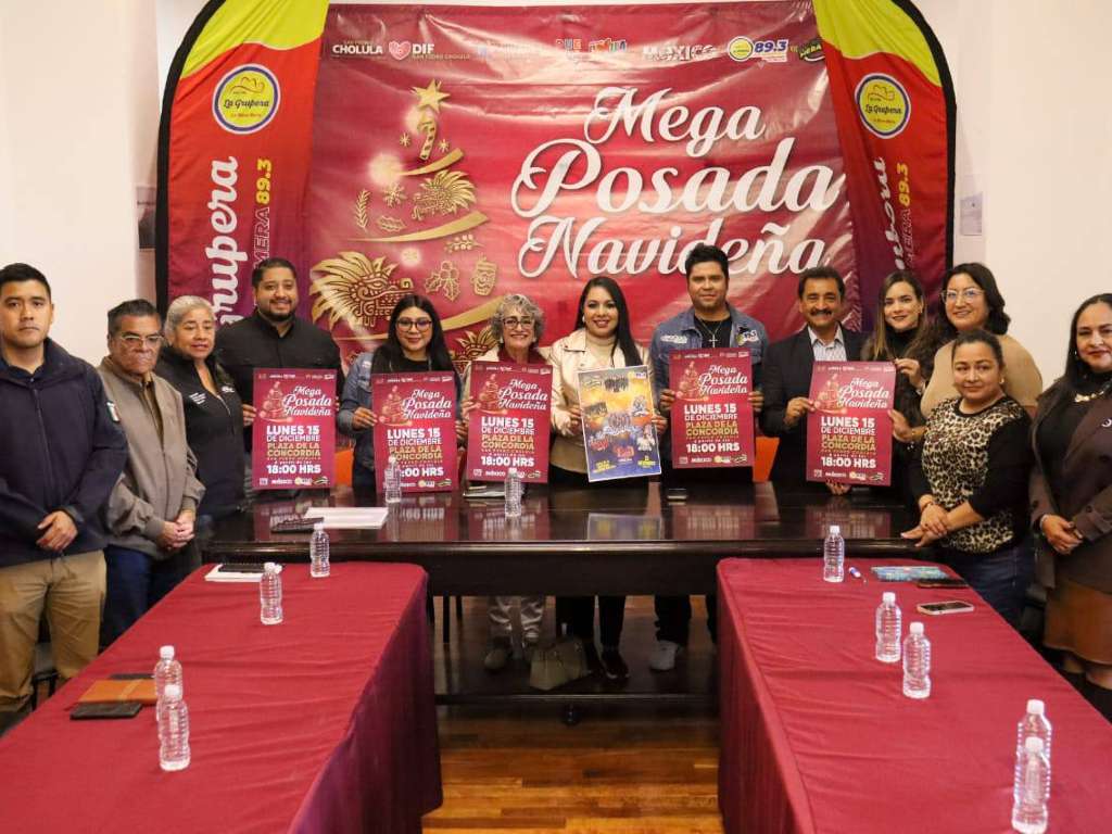 Presenta San Pedro Cholula su Mega Posada Navideña