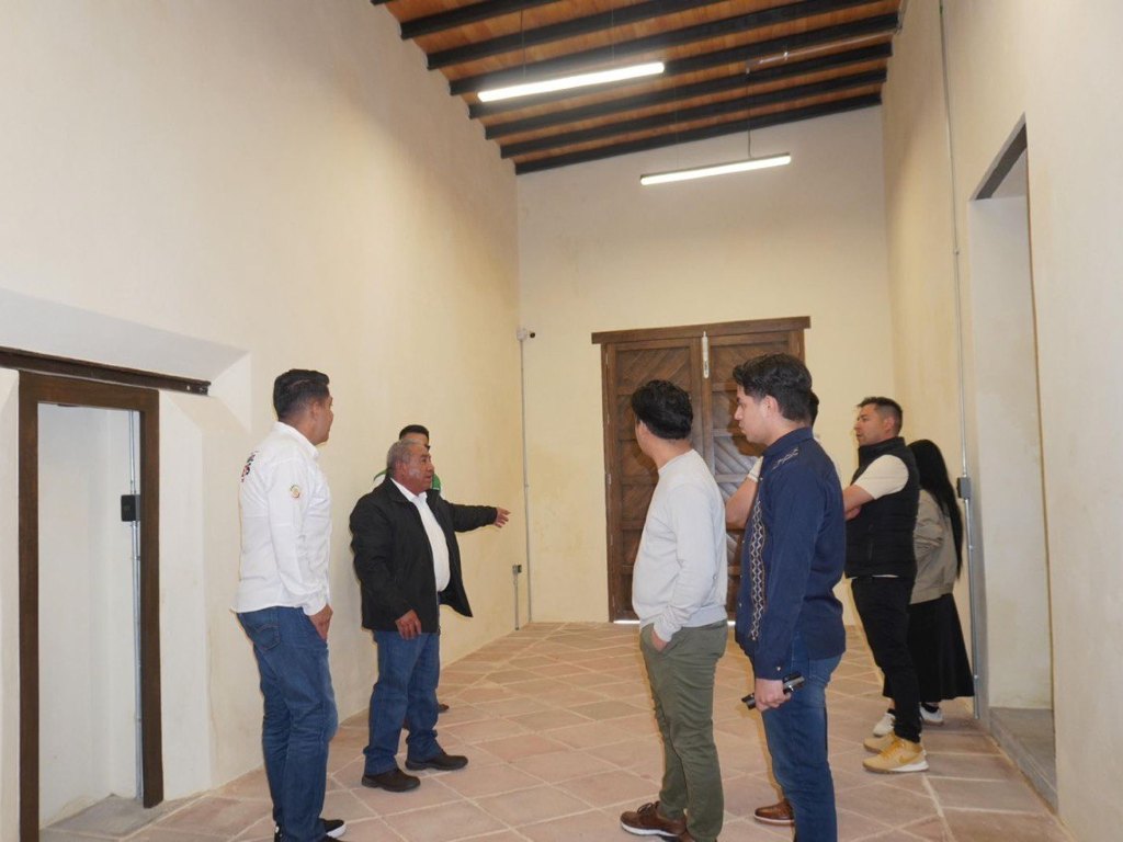 Realizan supervisión de la restauración de la Antigua Estación del Tren en Amozoc