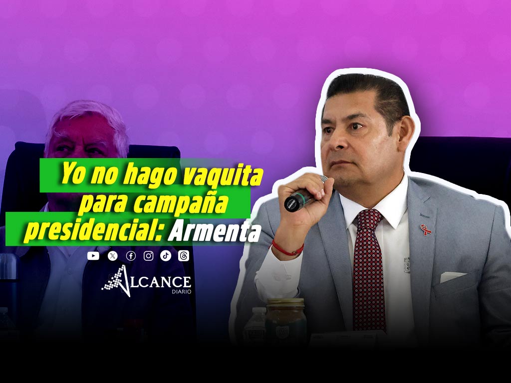 No hago vaquita como quien saqueó a Puebla para su campaña presidencial: Armenta