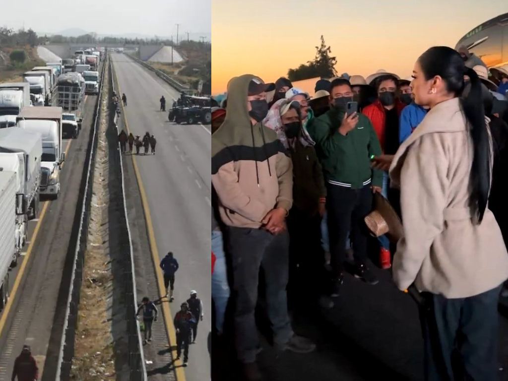 Manifestantes reabren la circulación de la autopista Puebla-Orizaba