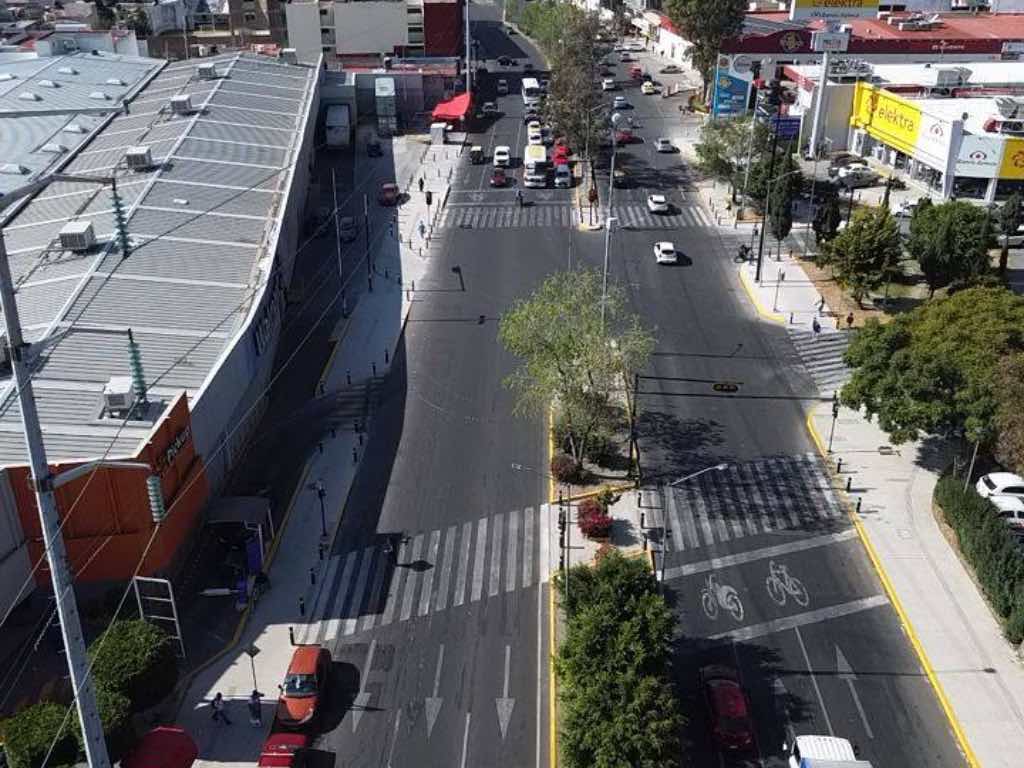 Modernizan intersección vial de la prolongación Reforma y 35 Norte