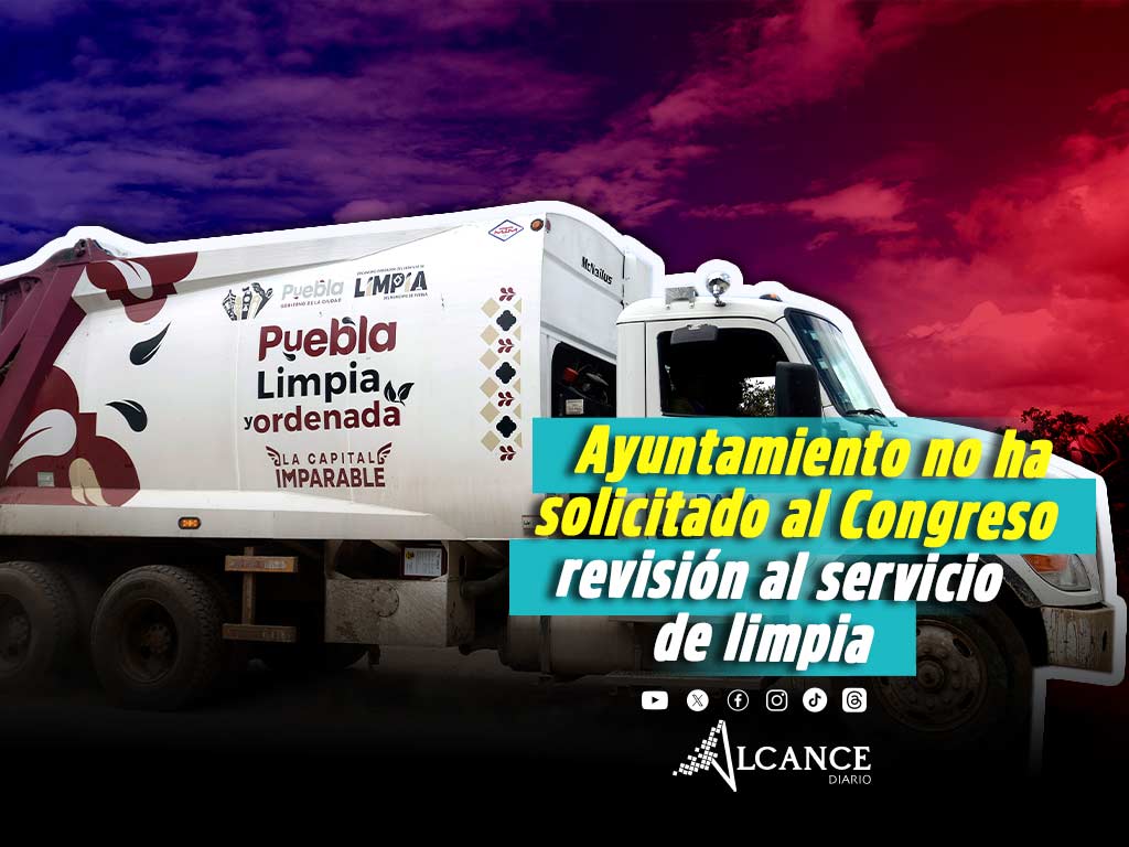 Congreso de Puebla no ha recibido solicitud para revisar concesión del servicio de limpia.