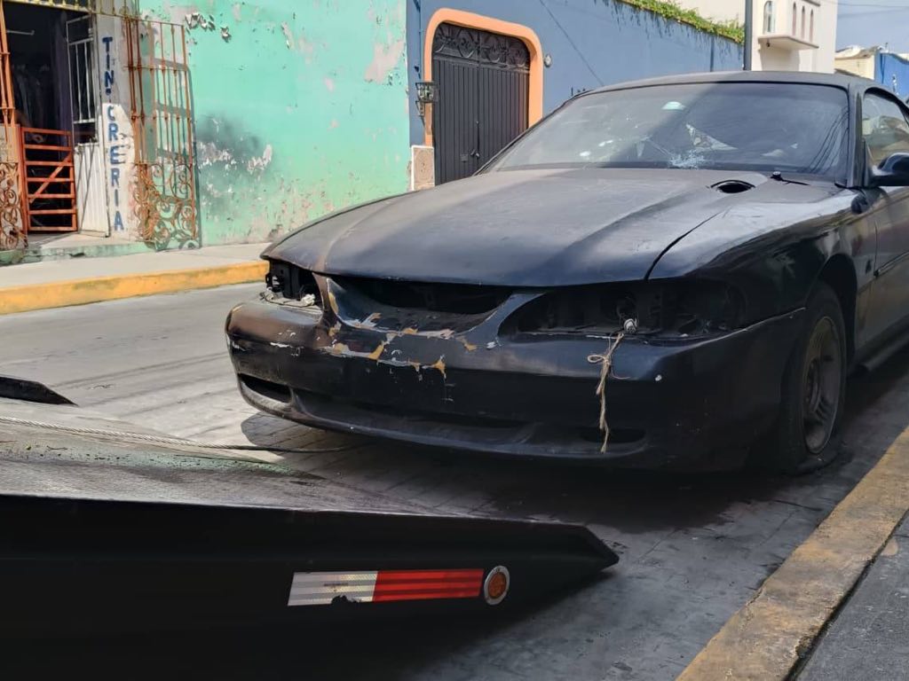Retira SSC Cholula vehículos en abandono en calles del municipio; así puedes reportar estos autos