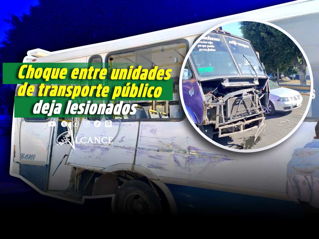 Deja lesionados choque sobre el bulevar 5 de mayo