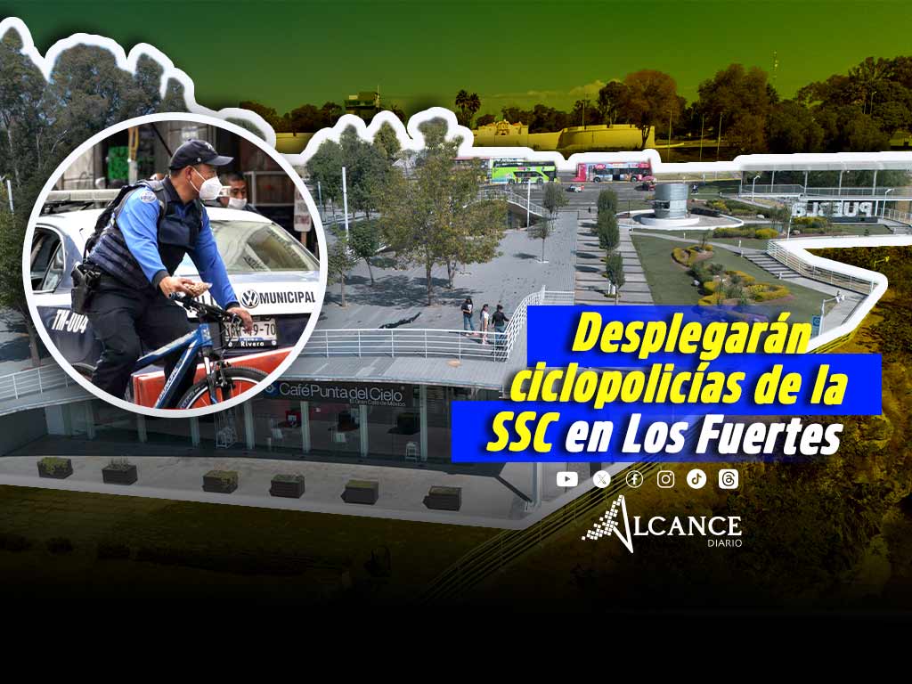 SSC reforzará vigilancia en Los Fuertes con ciclopolicías tras robo captado en video