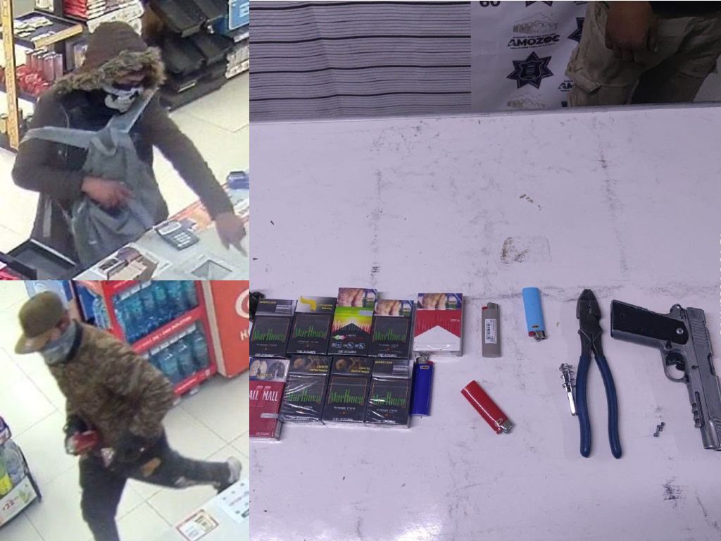Detienen a asaltante de OXXO en Amozoc