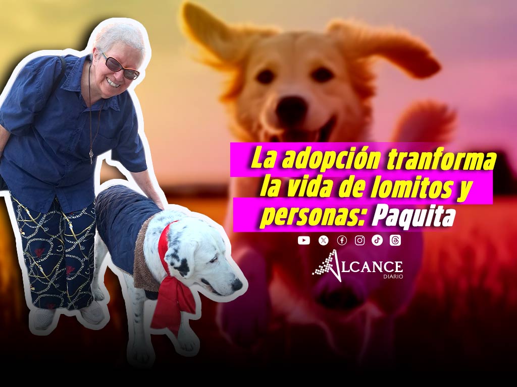 Una adopción marcada por el destino, así es el lazo que une a Paquita con su lomito Octavio