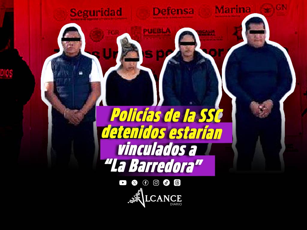 Elementos de la SSC detenidos estarían vinculados con homicidio de dos policías en Puebla y con “La Barredora”