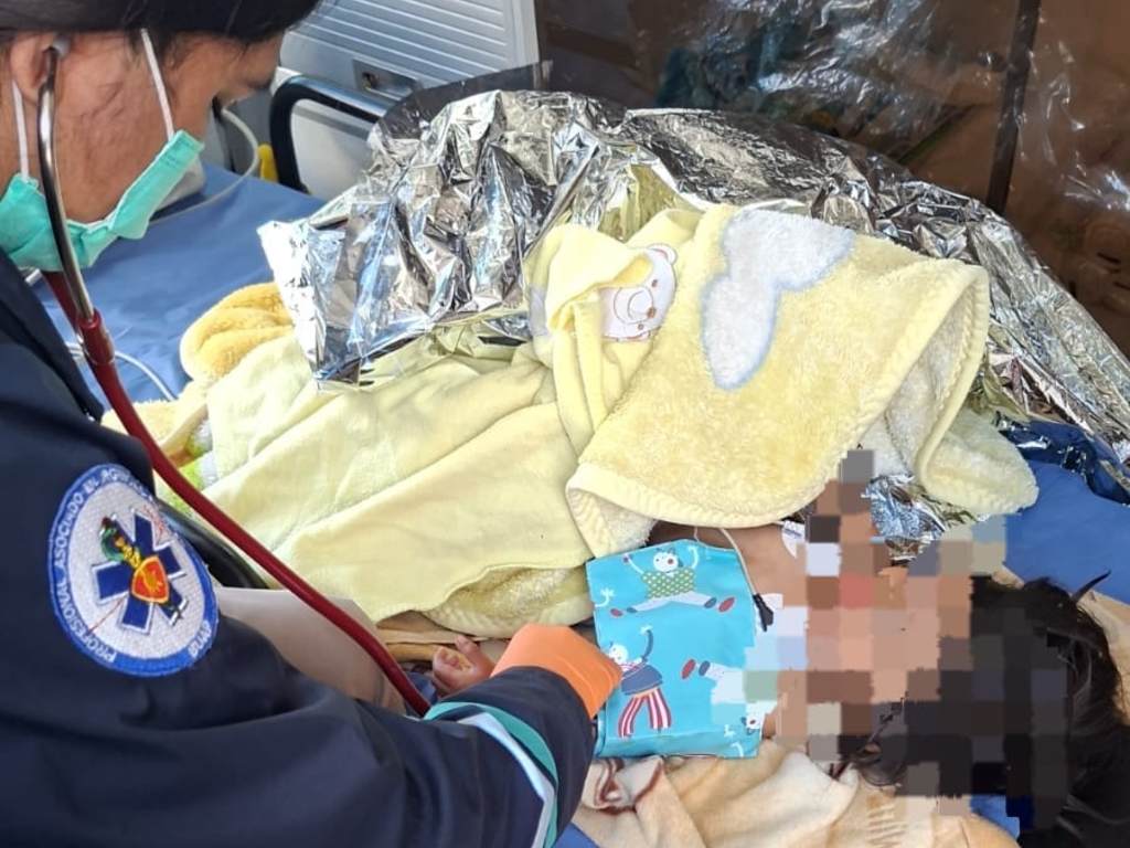 Rescatan a una bebé en vísperas de Año Nuevo en Temoxtitla