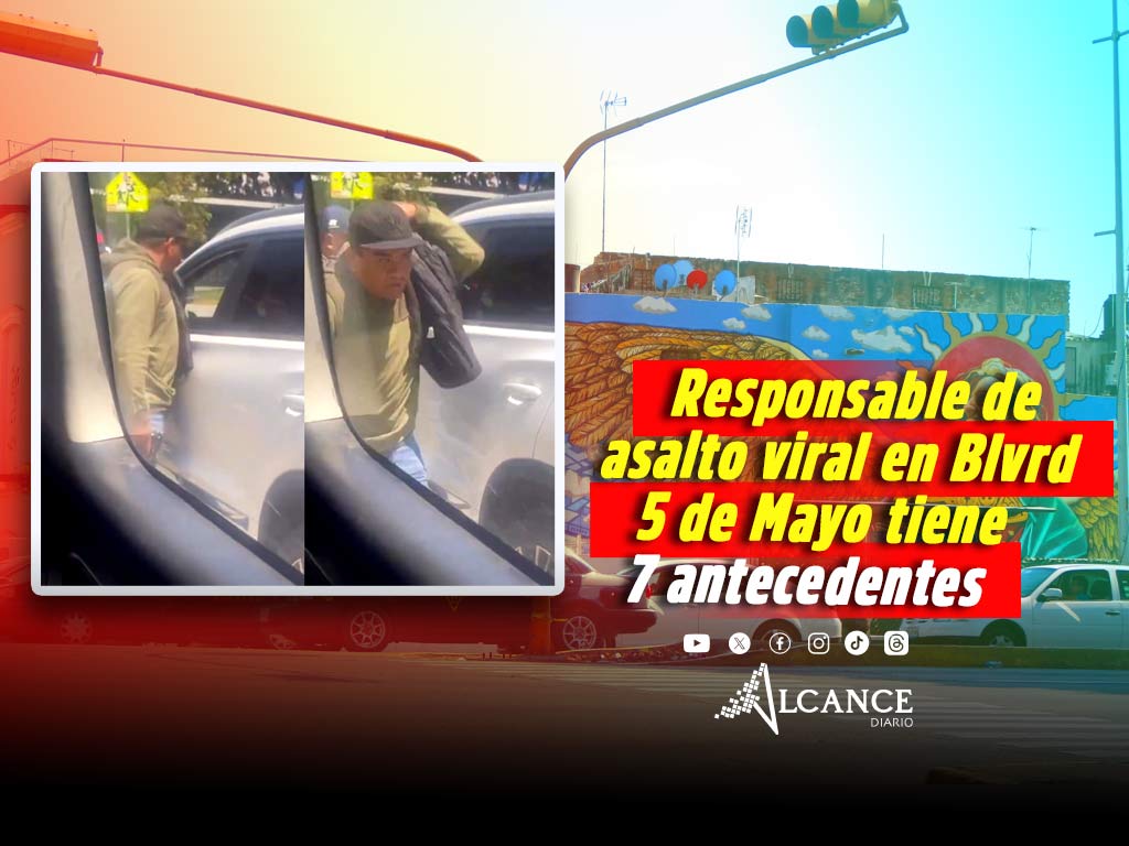 ¡Al fin cayó! Detienen a “El Sherk”, responsable de asalto viral a conductor en Bulevar 5 de Mayo