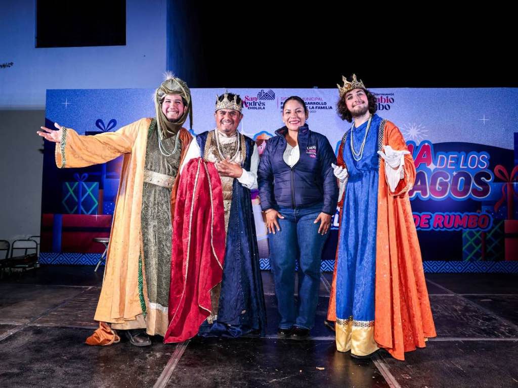 Llega la magia de los Reyes Magos a San Andrés Cholula