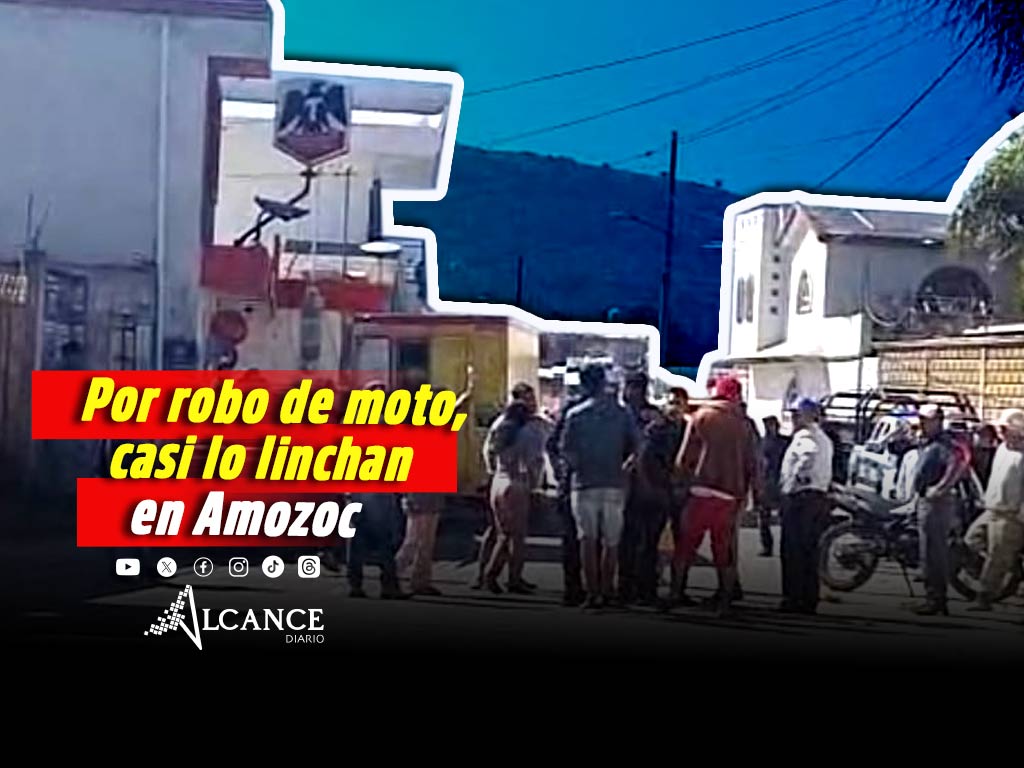 Se roba moto en el Mercado Morelos de Puebla y casi lo linchan en Amozoc