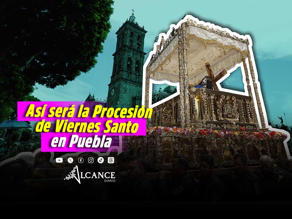 Esperan a 190 mil asistentes en la Procesión de Viernes Santo en Puebla
