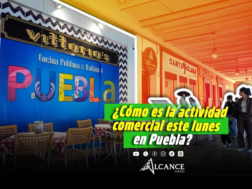 Actividad comercial opera con normalidad en zonas concurridas de Puebla tras hechos violentos