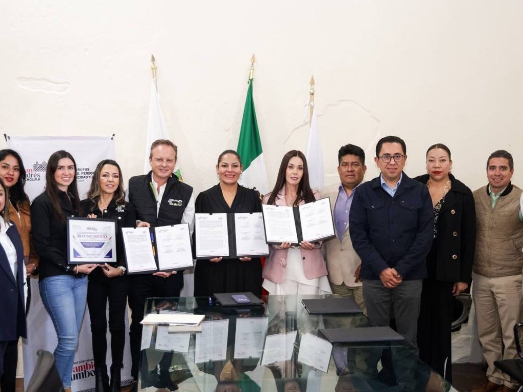 Ayuntamiento y Conkretar de Occidente dignificarán más hogares en San Andrés Cholula