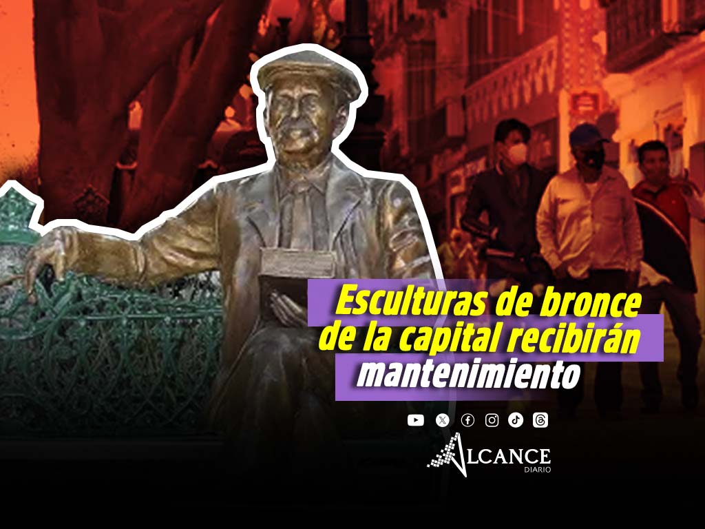 Proyectan mantenimiento y reposición de esculturas de bronce en el Centro Histórico
