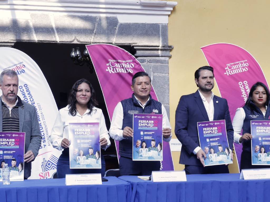 Feria del Empleo con Perspectiva de Género 2026 llega a San Andrés Cholula