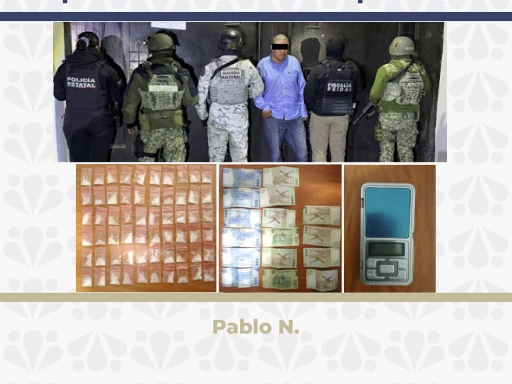 Aseguran inmueble y detiene a persona por narcomenudeo en Huaquechula