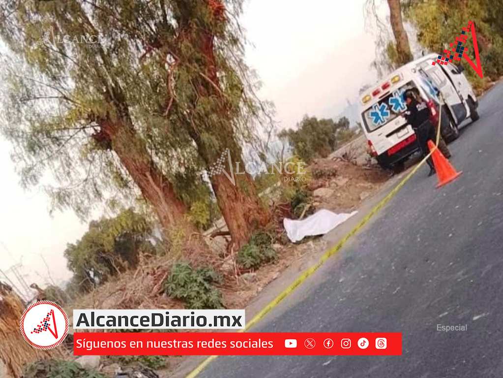 Murió motociclista tras accidente en Los Reyes de Juárez