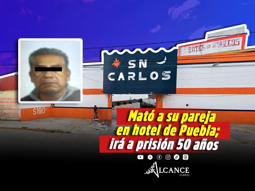 Dan 50 años de prisión por feminicidio de su pareja en hotel de San José Los Pinos