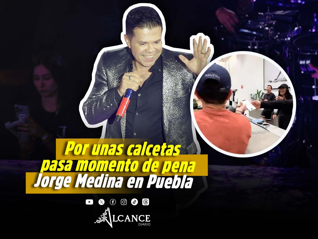Este es el momento bochornoso que pasó el cantante Jorge Medina en Angelópolis
