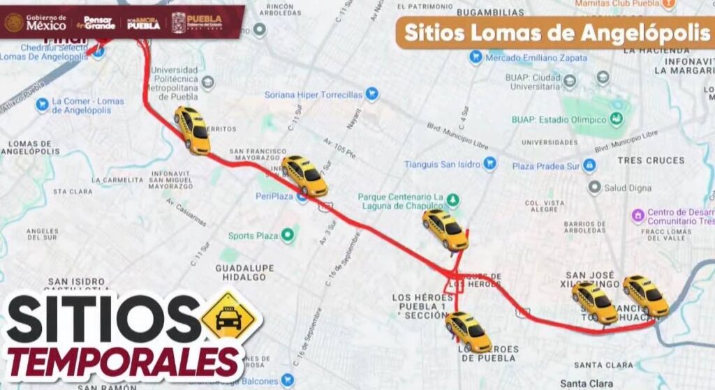 taxis de servicio colectivo