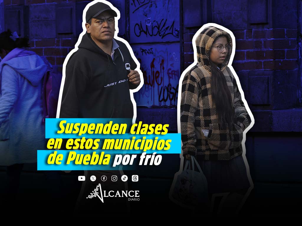 Estos municipios de Puebla no tendrán clases este jueves por Frente Frío 33