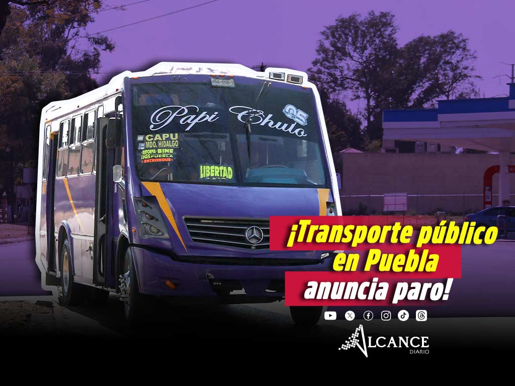 Toma precauciones: transporte público en Puebla anuncia paro este 3 de febrero